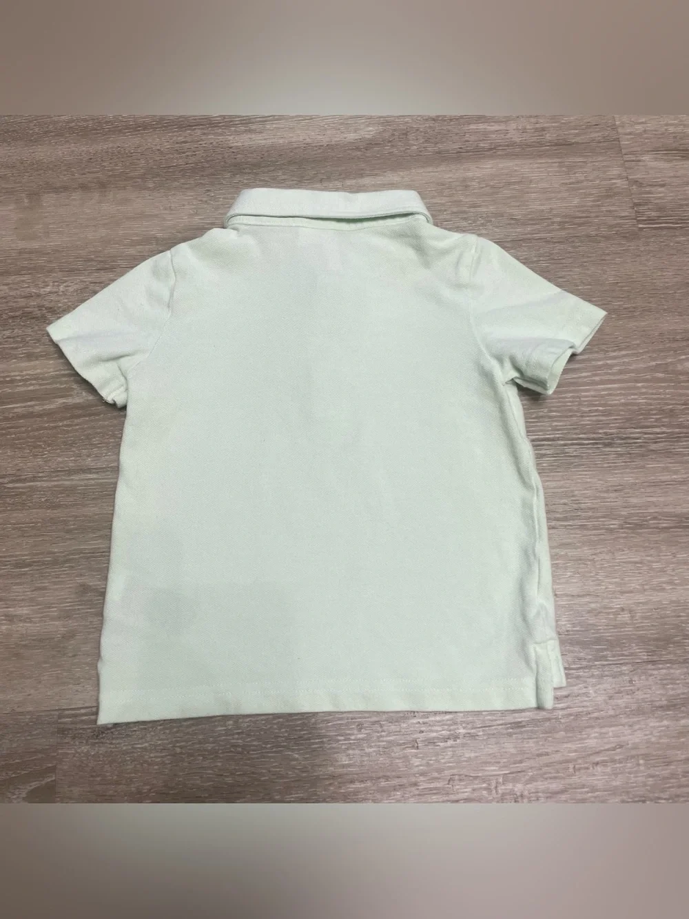 Lot Of 2 Janie and Jack Boys 12-18 Mth Short Sleeve Cotton Polo Green & Pink